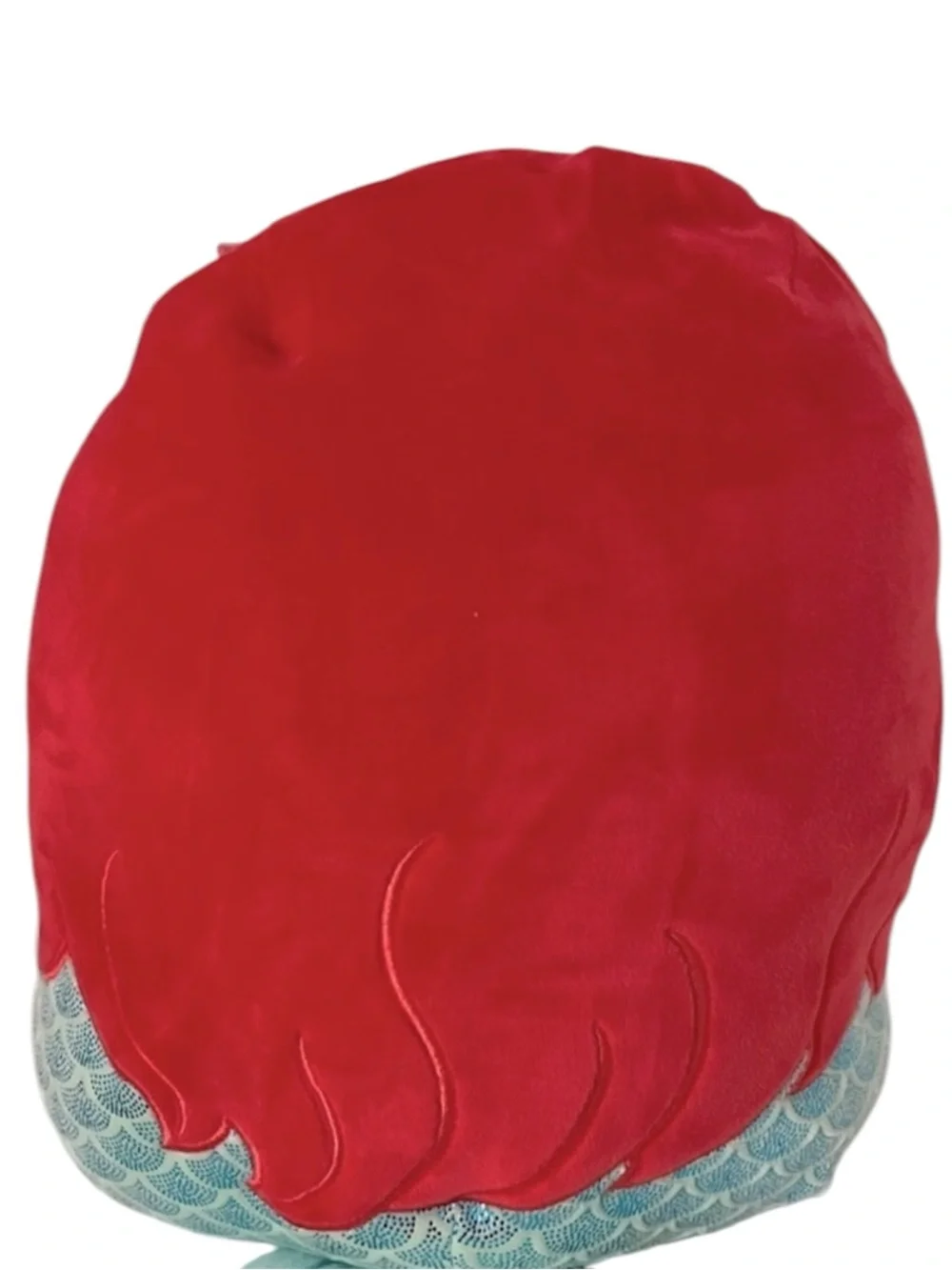 DISNEY Ariel Squishmallow Mermaid w/ Red Hair & Aqua Tail -- 10” Tall - Picture 6 of 7